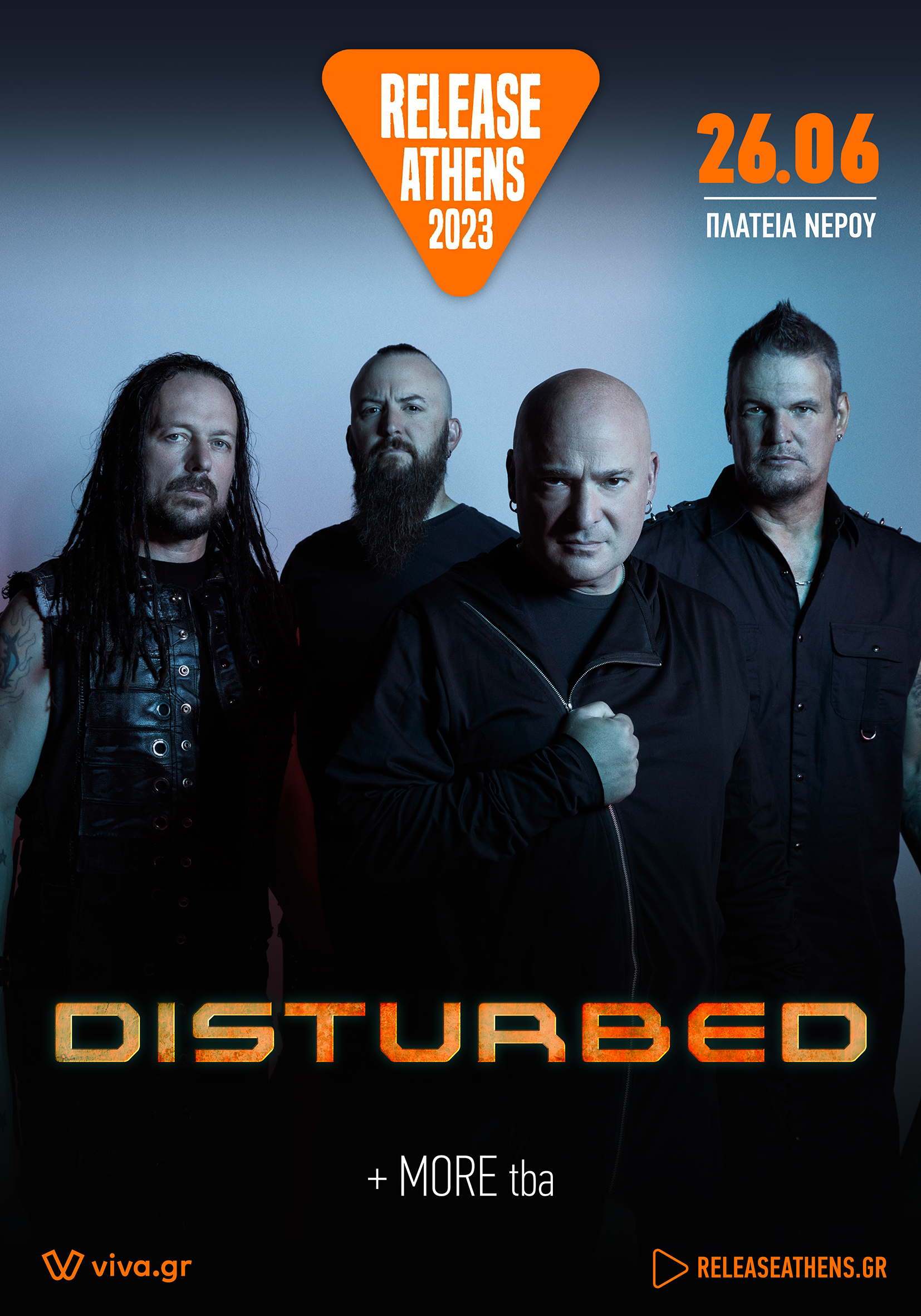 Disturbed at Release Athens Festival on June 26, 2023