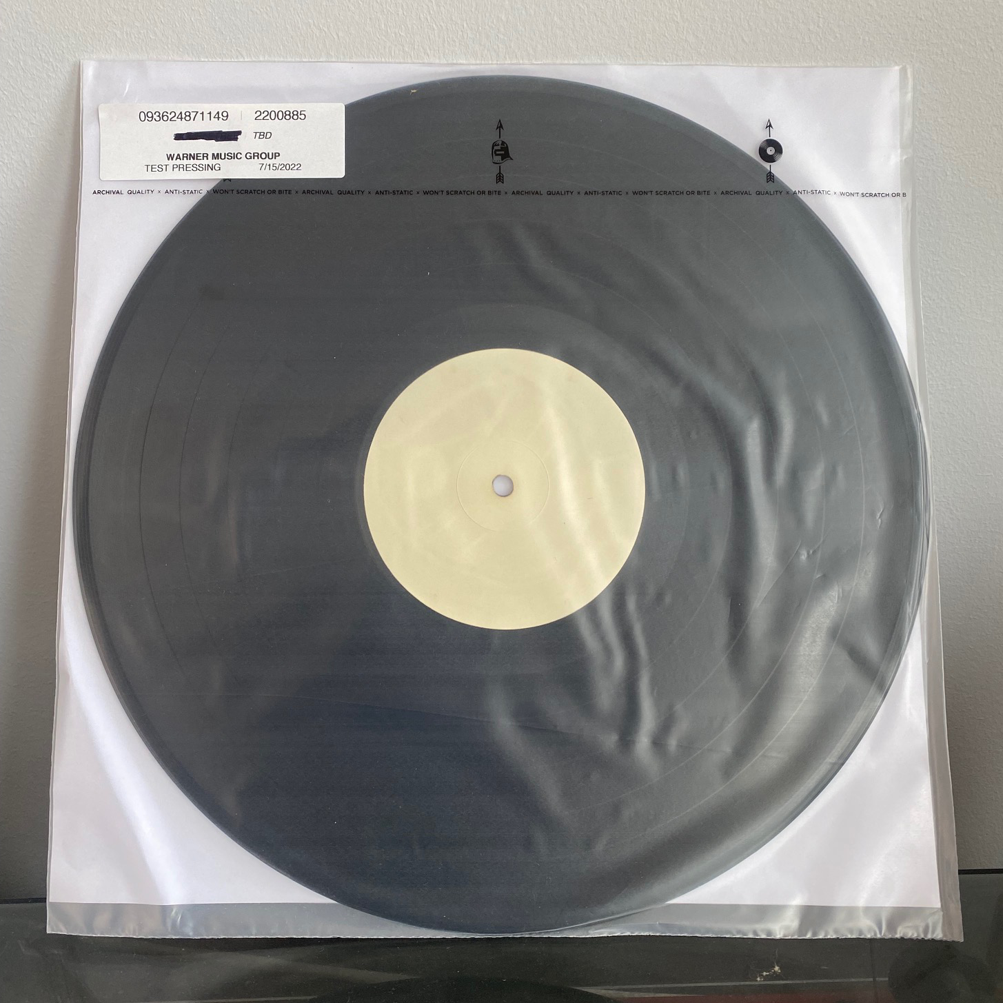 Disturbed Test Pressing of Forthcoming New Album