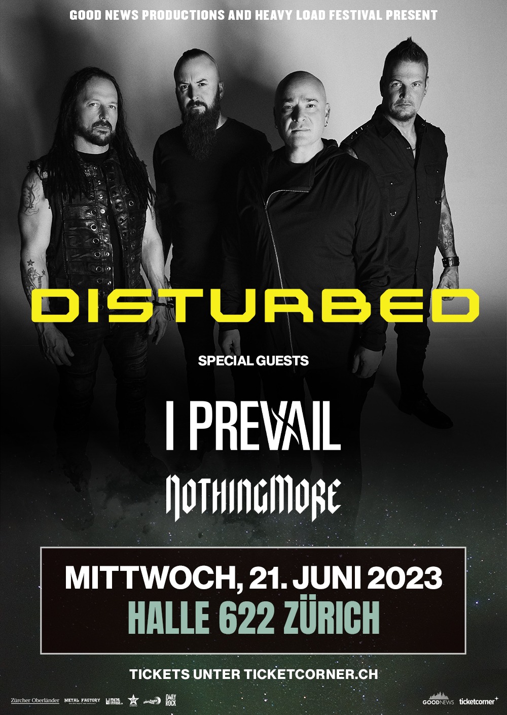 Disturbed's at Heavy Load Festival in Switzerland