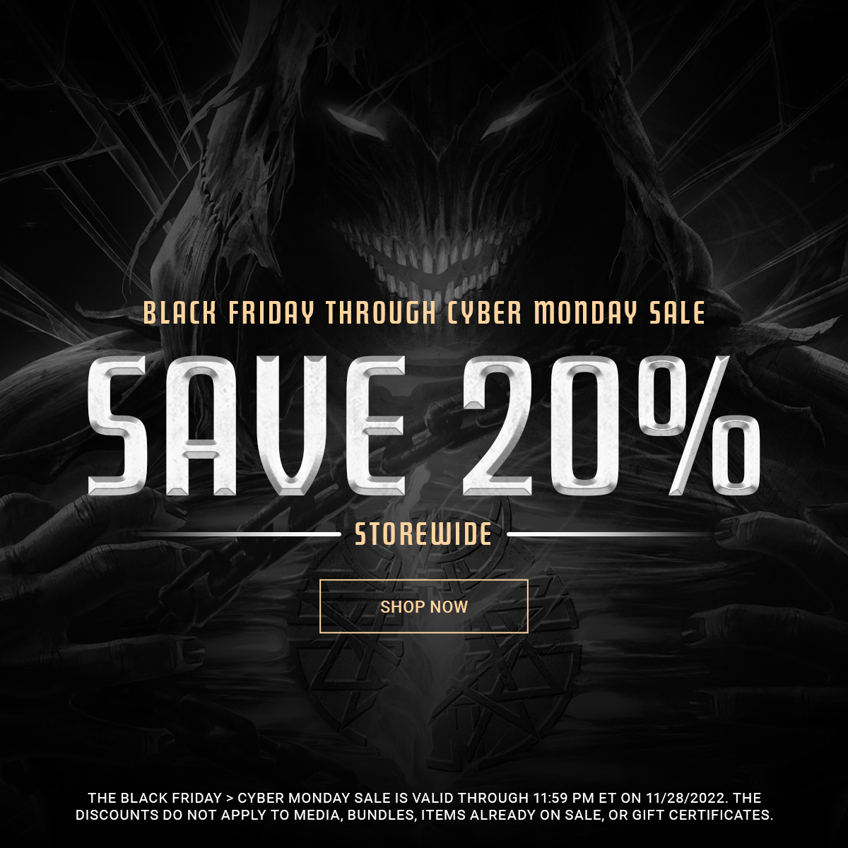Disturbed Black Friday / Cyber Monday Sale - Save 20% 