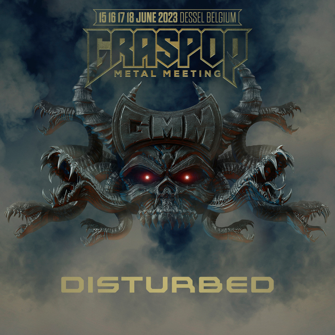 Disturbed at Graspop Metal Meeting June 15-18 in Dessels Belgium