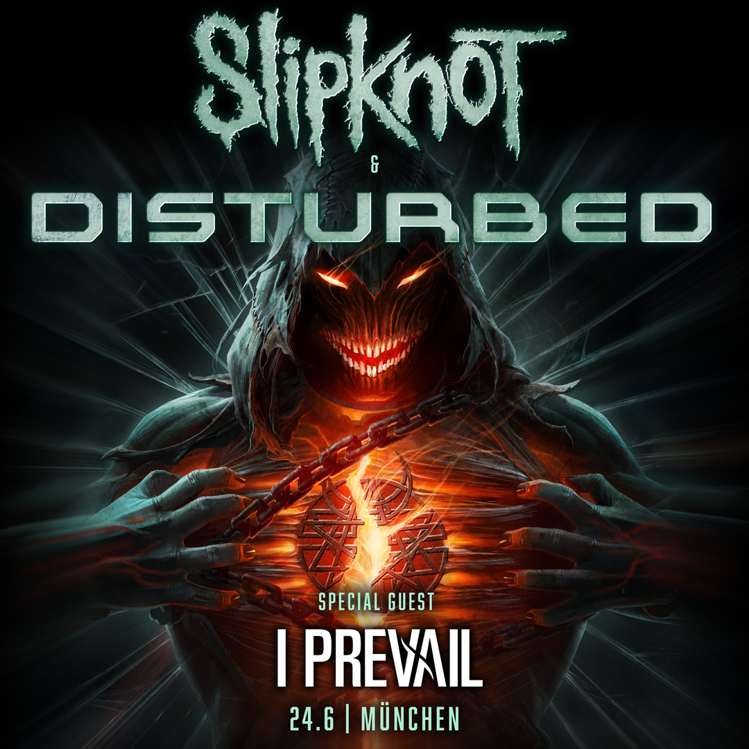 Slipknot and Disturbed performing in Munich, Germany on June 24