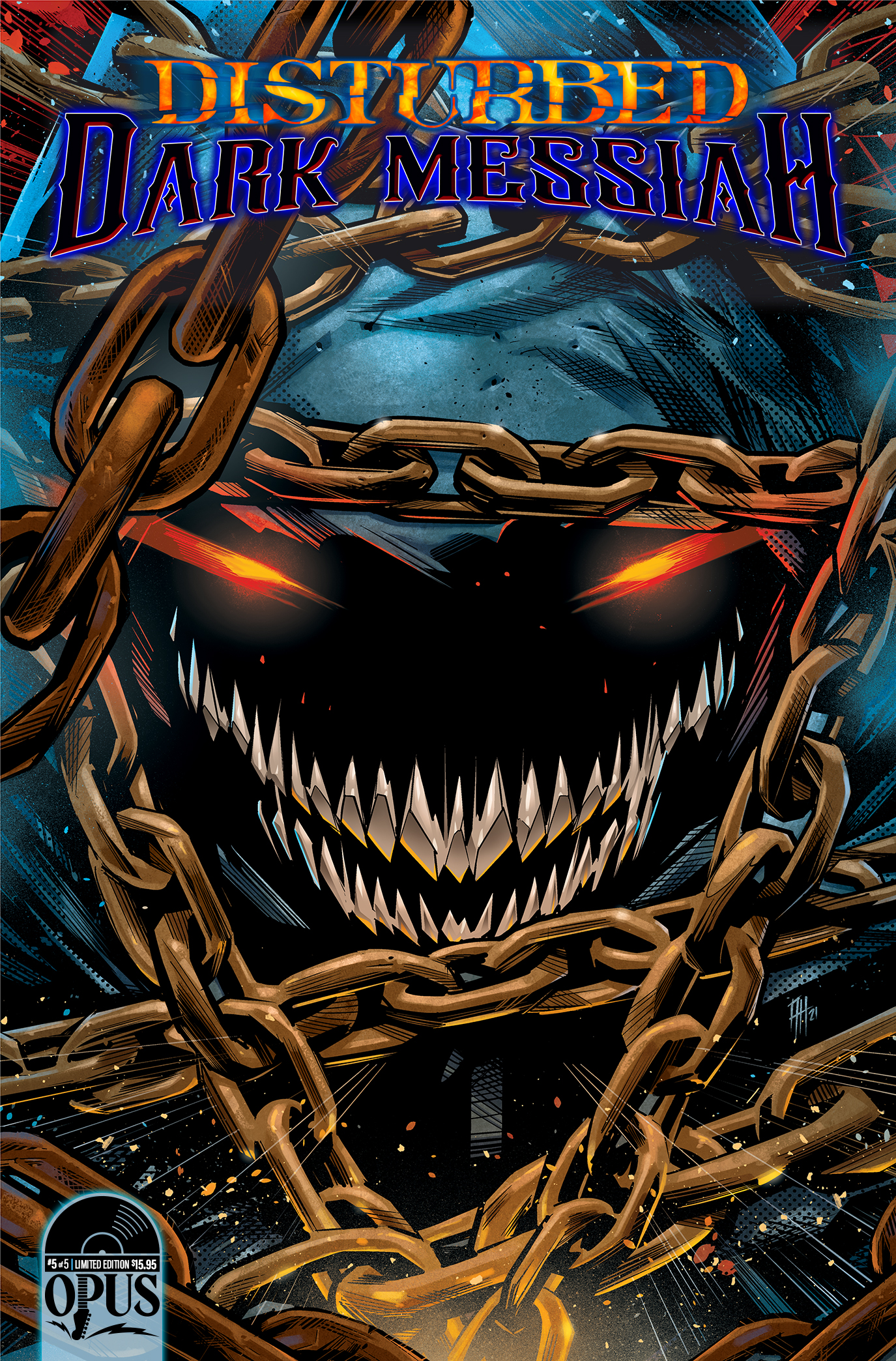 Disturbed: Dark Messiah Comic Book Issue #5 Cover 