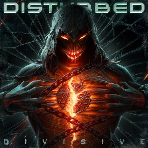 Disturbed's cover art for their 8th studio album Divisive